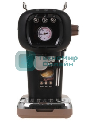 Кофеварка эспрессо BQ CM2004 черный, исп. кофе - молотый, 0.6 л, 1100 Вт, 20 бар