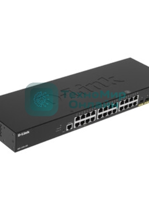 Коммутатор D-Link DGS-1250-28X/A1A, 24×1 Гбит/с + 4×10 Гбит/с SFP+, управляемый
