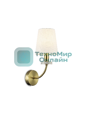 Настенный светильник Ambrella light LH75359 SB/WH бронза/белый E14 max 40W 140*205*350