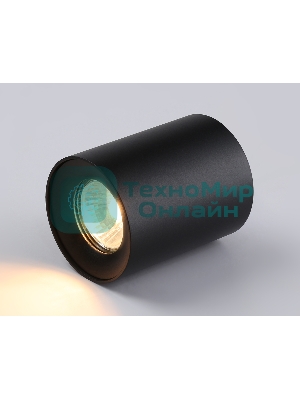 Светильник Ambrella light TN213137 BK черный GU10 max 12W D80*100