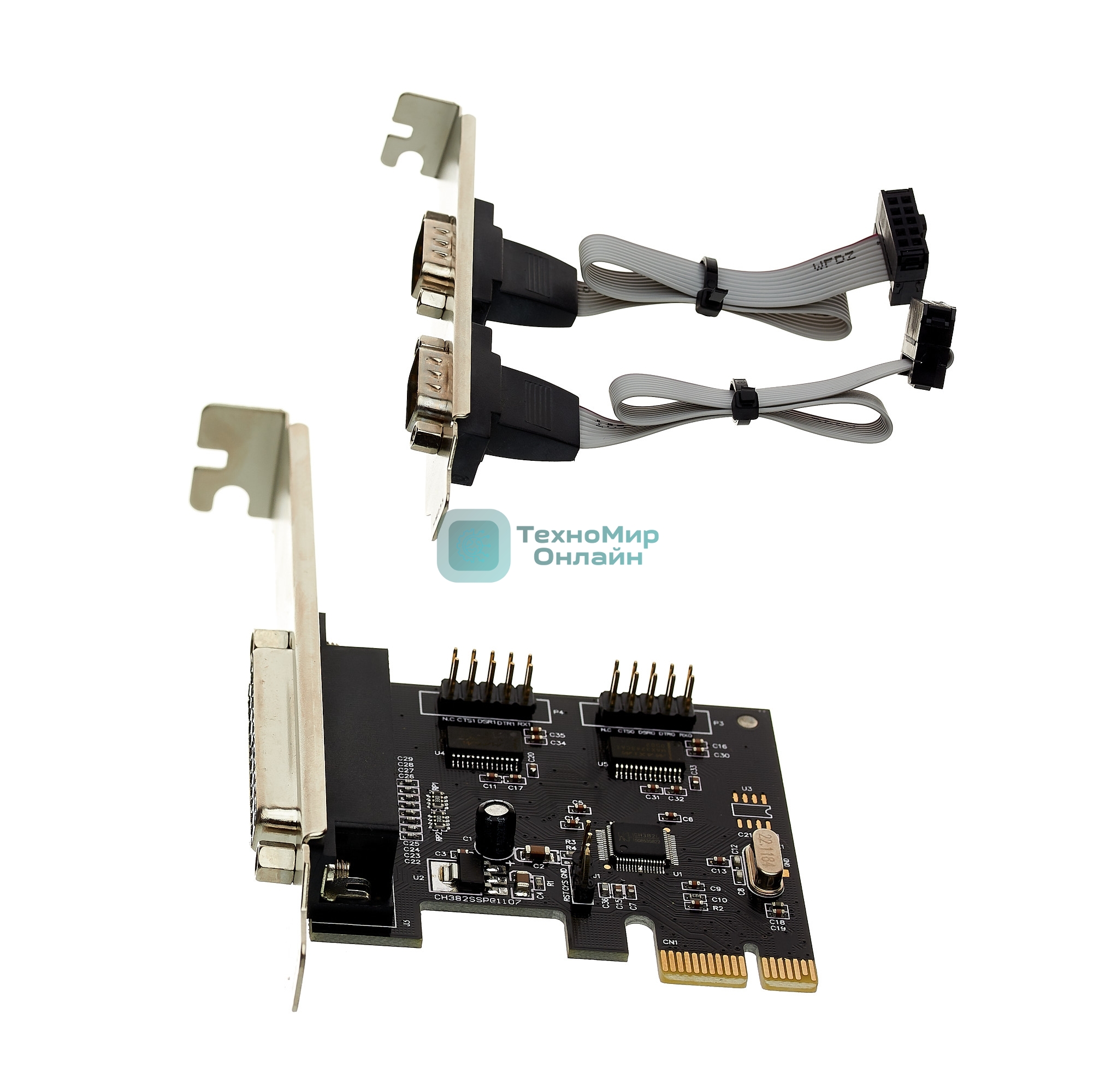 Контроллер ExeGate EXE-303 PCI-E, 2*COM port + 1*LPT (OEM) EX281226RUS