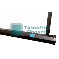 Экран 180x180см TriScreen 1:1 напольный рулонный черный 100'