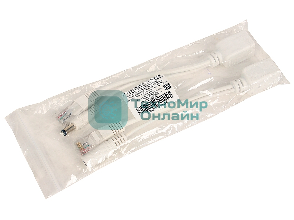 Комплект PoE инжектор + PoE сплиттер ORIENT (NT-633POE)