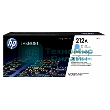 Картридж лазерный Cartridge HP 212A для CLJ Enterprise M554/M555/M578, голубой (4 500 стр.)