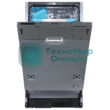 Встраиваемая посудомоечная машина Korting KDI 45140, серый, 44.8 см, 10 компл., 49 дБ, класс A++