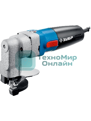 Ножницы лезв. ЗУБР ЗНЛ-500 листовые, 500Вт 1800/мин сталь:2.5мм мин.рад.40мм в кейсе