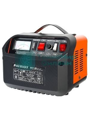 Устройство пуско-зарядное PATRIOT BCT-20 Boost 220В±15% 700Вт 12/24В зарядmax18А 48-220А/ч 6.2кг