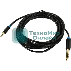 Кабель Vention аудио Jack 6,5 мм M/3,5 M - 3 м