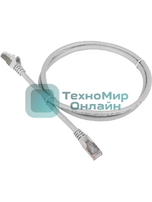 Патч-корд LANMASTER TWT-45-45-5.0/S-GY 5м FTP Cat 5e серый