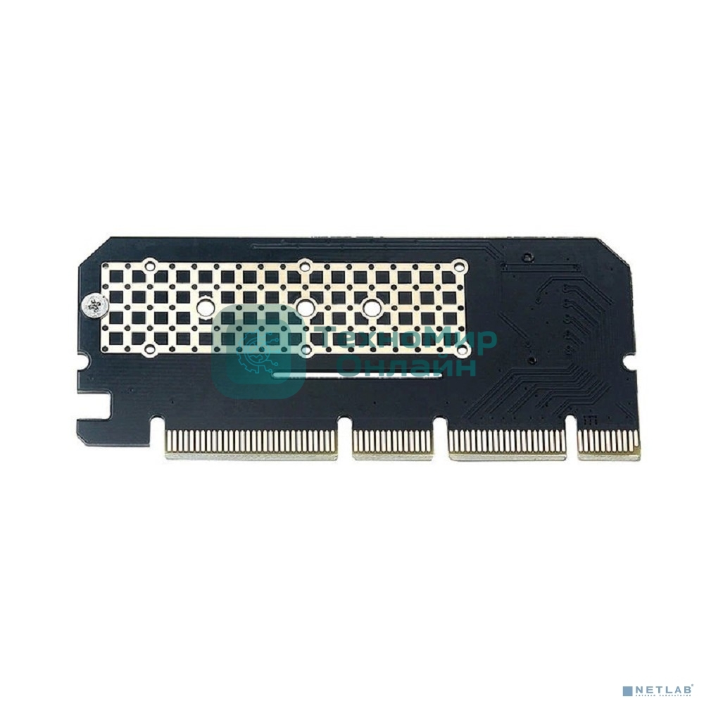 Переходник ORIENT C299E PCI-E 16x->M.2 M-key NVMe SSD, тип 2230/2242/2260/2280 (30899)