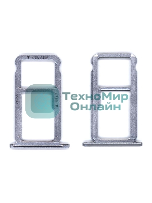 Лоток для SIM-карты Huawei GR5 2017 серый