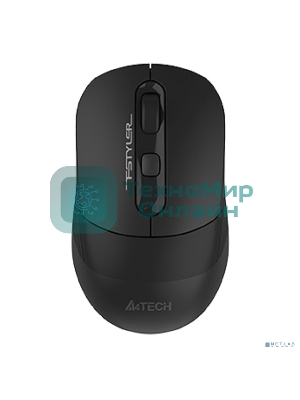 Мышь беспроводная A4Tech Fstyler FB10CS черный, 2000 dpi, радиоканал, Bluetooth, USB, кнопки - 4