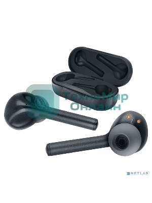 Наушники TWS SVEN E-705BT черный, внутриканальные, Bluetooth, до 4 ч