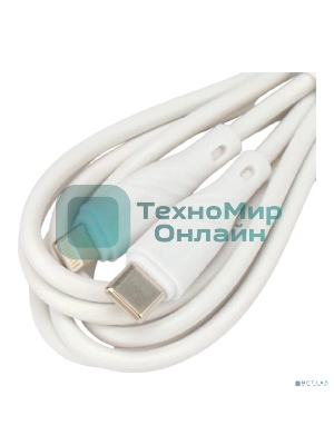 Кабель USB2.0 Cablexpert CCB-USB2-CMAPO1-2MW, Type-C/Lightning, издание Classic 0.1, 3A, 20Вт, 2м, белый, коробка