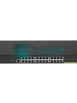 Коммутатор D-Link DGS-1250-28X/A1A, 24×1 Гбит/с + 4×10 Гбит/с SFP+, управляемый