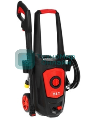 Мойка высокого давления электрическая P.I.T. PHP140-C1 (1800Вт, 140бар, 420л/час, колеса, бак для пены)