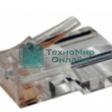 Коннектор RJ12 LANMASTER д/кабеля 6-ти контактный, 100 шт.