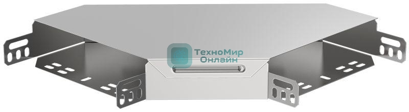 Угол для лотка горизонтальный 90град. 200х50 с кр. IEK CLP2P-050-200