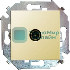 Механизм розетки TV СП Simon15 одиночная сл. кость Simon 1591475-031