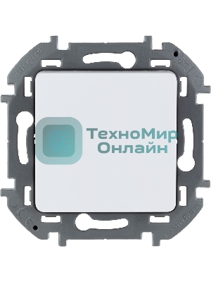 Переключатель 1-клавишный 10AX 250 В белый