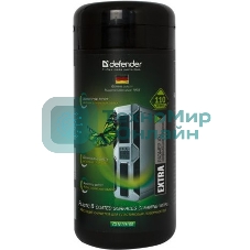 Чистящие салфетки Defender для поверхностей офисной техники (Не применять для ЖК-экранов!)/туба/110 шт/Германия