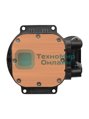 Система жидкостного охлаждения ExeGate BlackWater-240V2.PWM.RGb черный, 120 мм, алюминий, 2000 об/мин, 22 дБ, 4 pin, 220 Вт