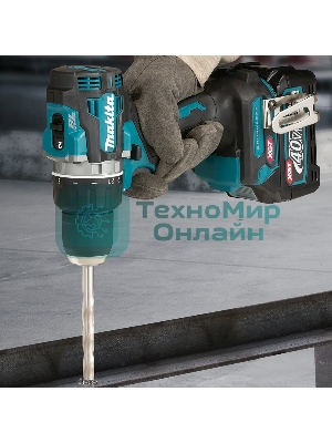 Дрель-шуруповерт Makita DF002GD201, 40 В, 2,5 Ач, 64 Нм, бесщеточный