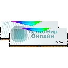 Оперативная память XPG Lancer, DDR5, 32GB (2x16GB), 7200MHz, CL34, DIMM, с радиаторами, RGB, белый