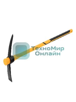 Кирка Denzel 1500 г, узкая, фиберглассовая обрезиненная рукоятка 900 мм