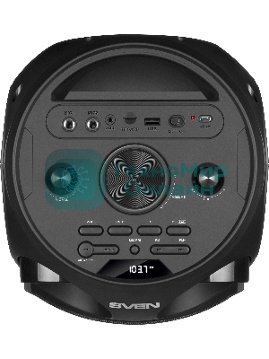 Колонка АС SVEN PS-750, черный (80 Вт, TWS, Bluetooth, FM, USB, microSD, LED-дисплей, 2х4400мА*ч)