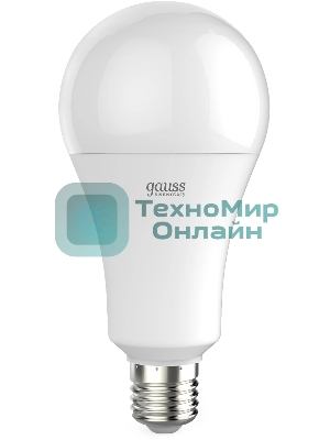 Лампа светодиодная Gauss Elementary A67 35Вт цок.: E27 груша 220B св. свеч. бел. хол. (упак.: 10 шт)