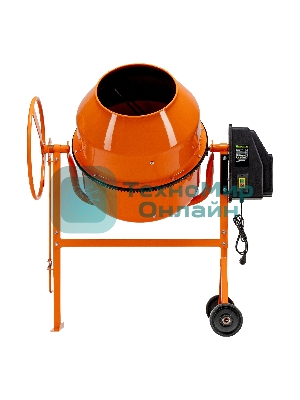 Бетоносмеситель Сибртех БСН-220П 1000 Вт, 220 л, полиамидный венец, 23 об/мин