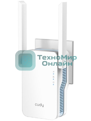 Повторитель беспроводного сигнала Cudy RE1200 AC1200 10/100BASE-TX/Wi-Fi белый