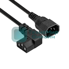 Кабель питания ExeGate Special EC-1,8S (C13 угловой->C14, 3*0.75мм2, CCA, черный, 1.8м)