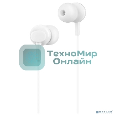 Проводные наушники Hoco M14 белый, внутриканальные, Jack 3.5 мм