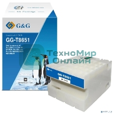 Картридж струйный G&G GG-C13T865140 T8651 черный (176мл) для Epson WorkForce Pro WF-M5690DWF/M5190DW