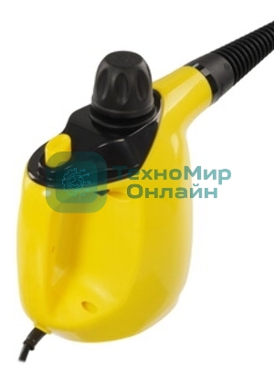 Пароочиститель ручной Kitfort КТ-9140-1 1050Вт черный/желтый