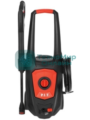 Мойка высокого давления электрическая P.I.T. PHP140-C1 (1800Вт, 140бар, 420л/час, колеса, бак для пены)