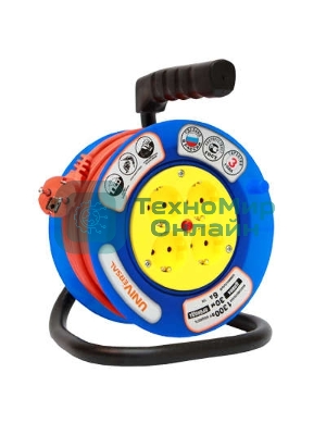 Удлинитель на катушке 4х30 м без заземл. 6А IP20 У6-014 термо ПВС 2х0.75 UNIVersal 9632059