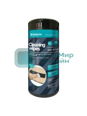 Чистящие салфетки Defender для поверхностей офисной техники (Не применять для ЖК-экранов!)/туба/110 шт/Германия