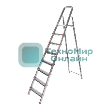 Стремянка металлическая Rexant 8 ступенек, усиленный профиль