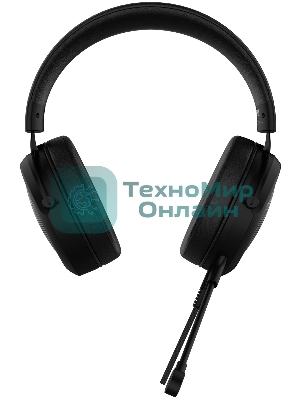 Гарнитура Acer AHW120 чёрный, проводная, USB, подсветка