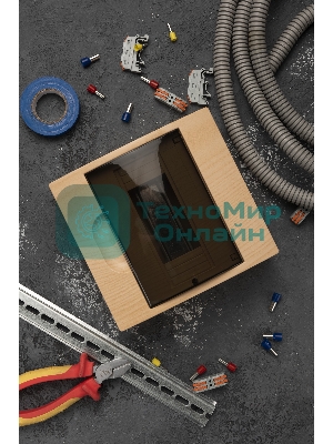 Щит ЩРН-П-8 IP41 светлое дерево PROxima EKF pb40-n-8-light