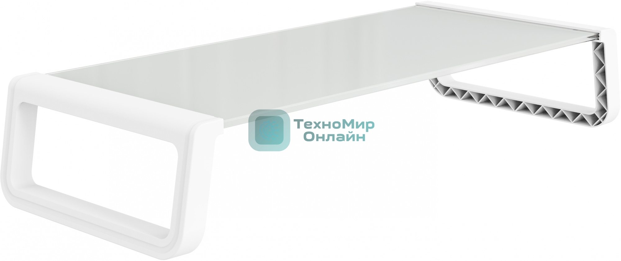 Подставка под монитор Cactus CS-MR-ALGL прозрачный