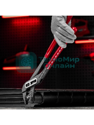 Переставные клещи 400 мм, хром-ванадий, обливные рукоятки Matrix