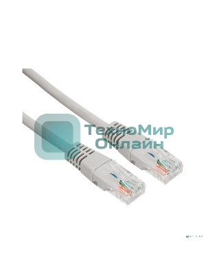 Пaтч-корд U/UTP Rexant, cat.5e, RJ45-RJ45, неэкранированный, LSZH серый, 5м