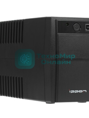 Источник бесперебойного питания Ippon Back Basic 1050S Euro 600Вт 1050ВА черный