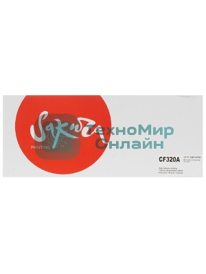 Картридж лазерный Sakura CF320X для HP Color LaserJet Enterprise M680dn, M680f, M680z, черный, 21 000 к.