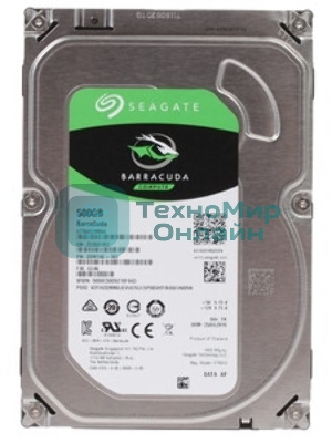 Жесткий диск HDD Seagate Barracuda 500Gb 7200 rpm SATA 6 Гбит/с, 32mb buffer
