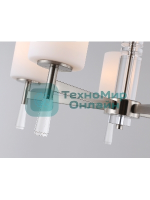 Люстра Ambrella light LH56251/5 SN/FR никель/белый матовый E27/5 max 60W D600*590